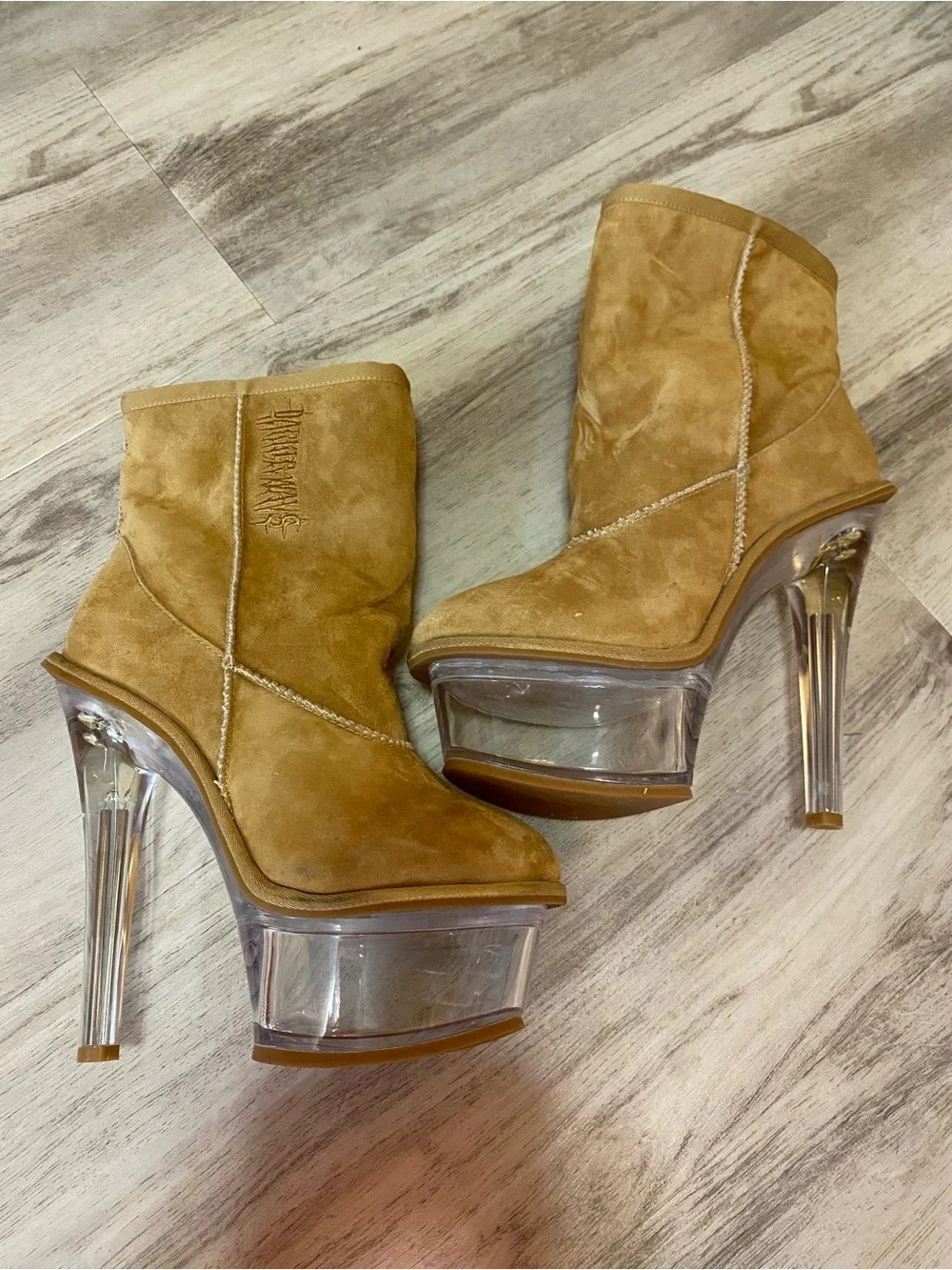 Dolls Kill tan suede
